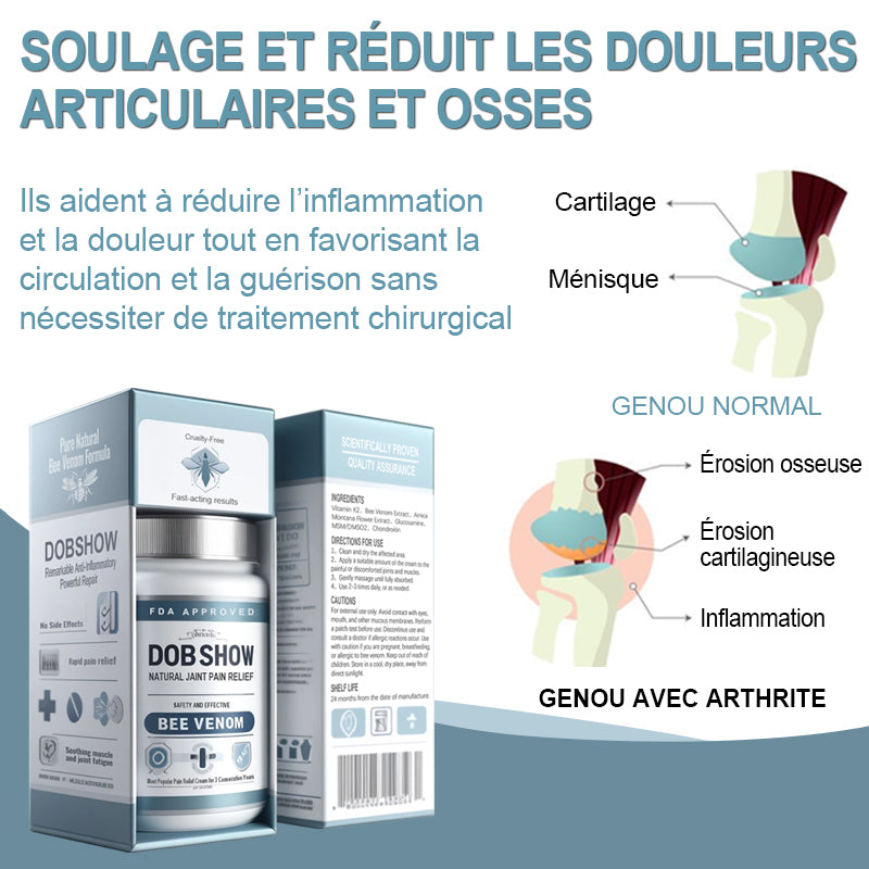 Dobshow™Crème hydratante avancée pour la réparation des articulations et des os🎉🐝