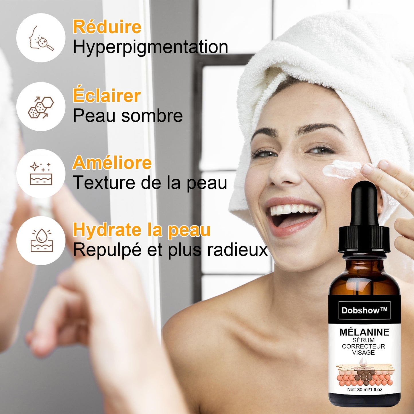 ✨Anti-taches rapide-Dobshow™ Melanin Correcting Facial Serum