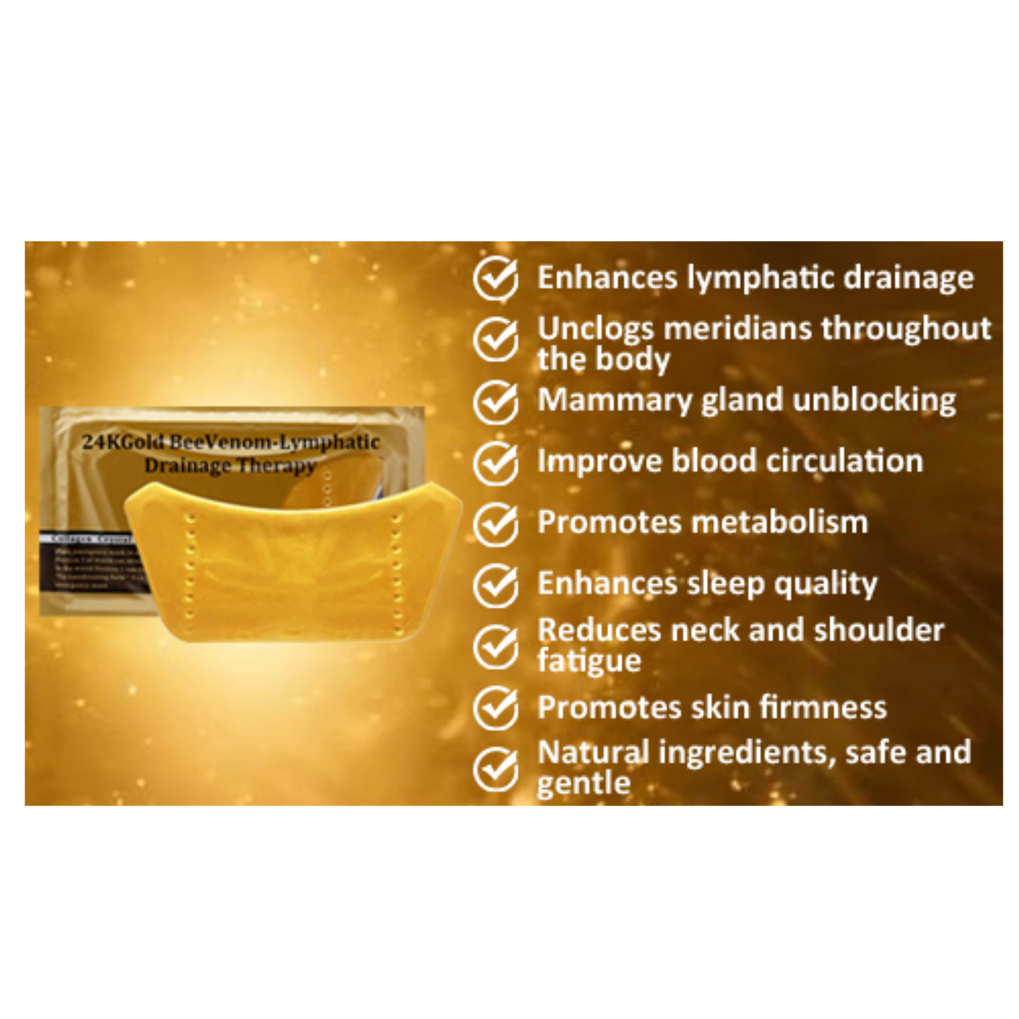 Dobshow™💛24KGold🐝BeeVenom-Lymphatic Drainage Therapy🌟🌟🌟