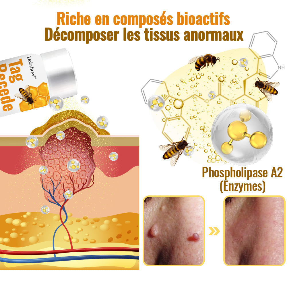 đDobshowâą Spray Perfection Peau au Venin d'Abeille : Ăliminez les Ătiquettes & Verrues Naturellement đâš