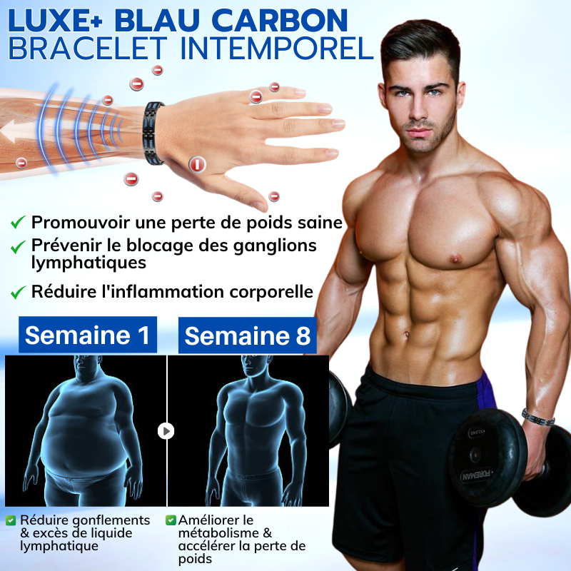 LUXE+ en Carbone Bleu Intemporel