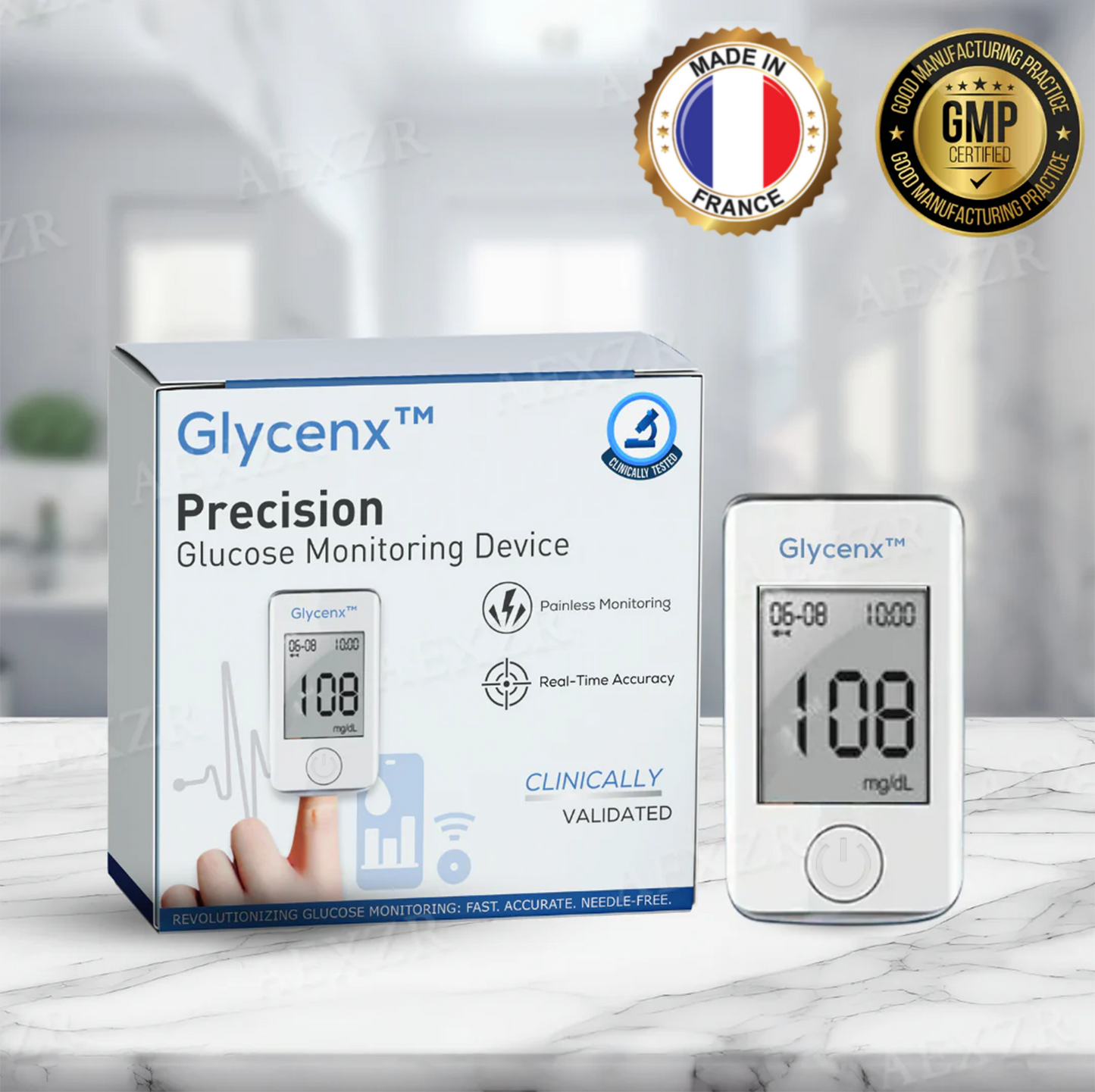 📈Dispositif de Surveillance de Glucose de Précision Glycenx™